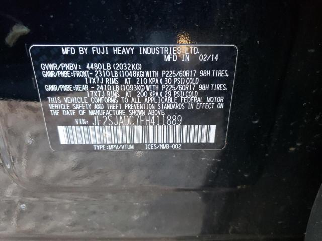 Photo 9 VIN: JF2SJADC7FH411889 - SUBARU FORESTER 2 