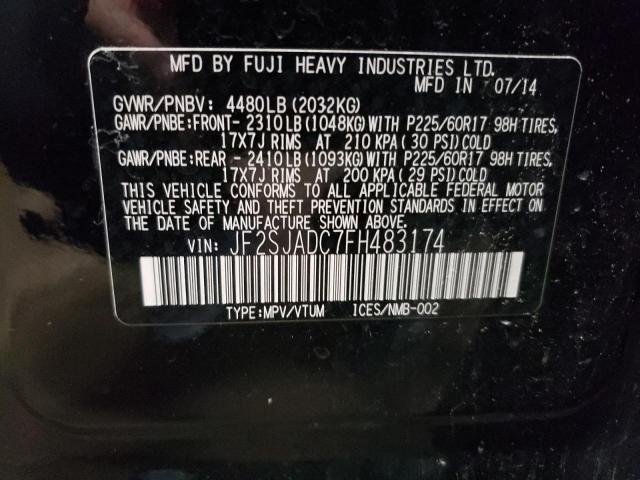 Photo 13 VIN: JF2SJADC7FH483174 - SUBARU FORESTER 2 