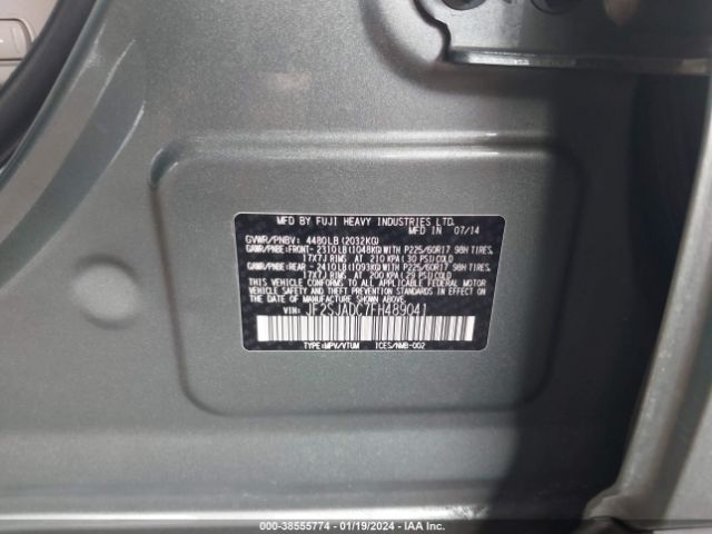 Photo 8 VIN: JF2SJADC7FH489041 - SUBARU FORESTER 