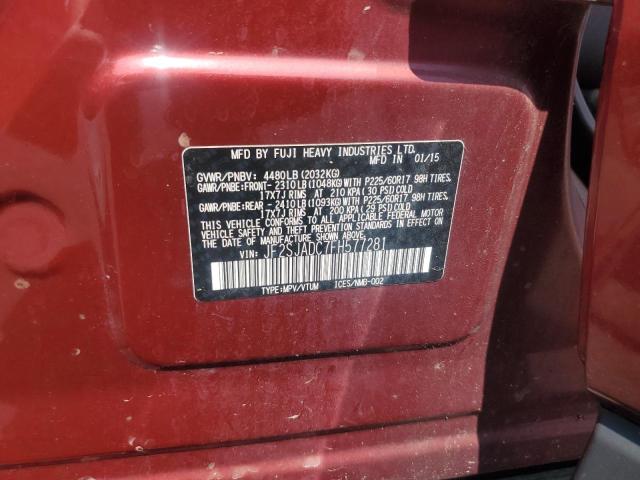 Photo 12 VIN: JF2SJADC7FH577281 - SUBARU FORESTER 