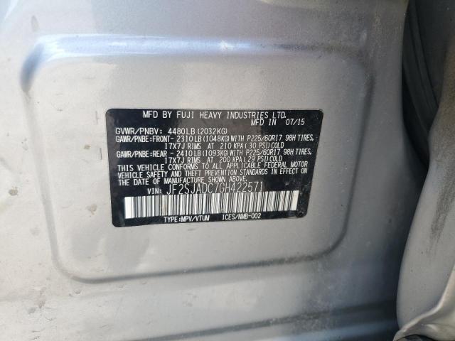 Photo 12 VIN: JF2SJADC7GH422571 - SUBARU FORESTER 