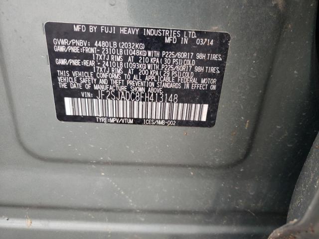 Photo 12 VIN: JF2SJADC8FH413148 - SUBARU FORESTER 