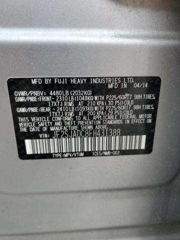 Photo 12 VIN: JF2SJADC8FH431388 - SUBARU FORESTER 2 