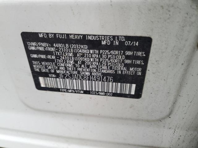 Photo 13 VIN: JF2SJADC8FH491476 - SUBARU FORESTER 2 