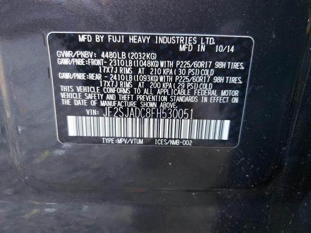 Photo 11 VIN: JF2SJADC8FH530051 - SUBARU FORESTER 2 