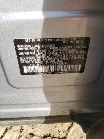 Photo 12 VIN: JF2SJADC8FH589293 - SUBARU FORESTER 2 