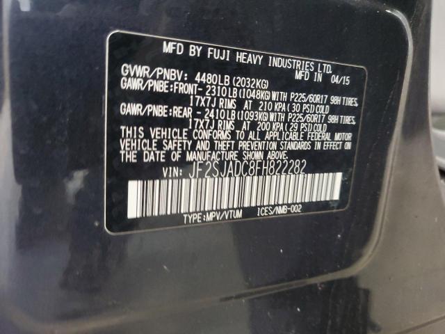 Photo 12 VIN: JF2SJADC8FH822282 - SUBARU FORESTER 