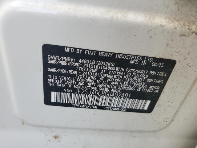 Photo 13 VIN: JF2SJADC8GH402491 - SUBARU FORESTER 2 