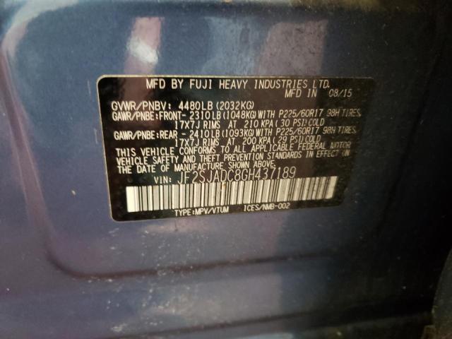 Photo 13 VIN: JF2SJADC8GH437189 - SUBARU FORESTER 