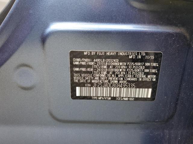 Photo 9 VIN: JF2SJADC8GH495335 - SUBARU FORESTER 2 