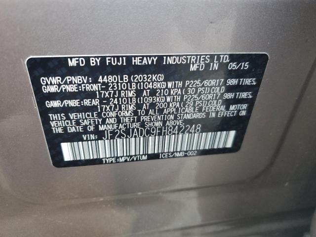 Photo 13 VIN: JF2SJADC9FH842248 - SUBARU FORESTER 2 