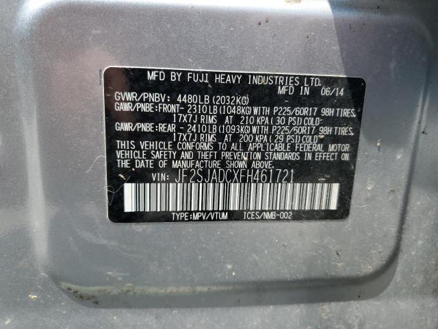 Photo 11 VIN: JF2SJADCXFH461721 - SUBARU FORESTER 2 