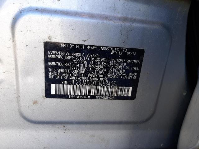 Photo 12 VIN: JF2SJADCXFH463405 - SUBARU FORESTER 2 