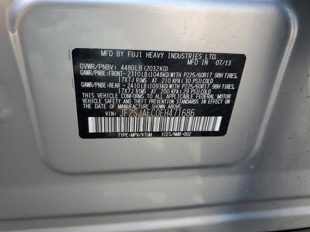 Photo 11 VIN: JF2SJAEC0EH471686 - SUBARU FORESTER 2 