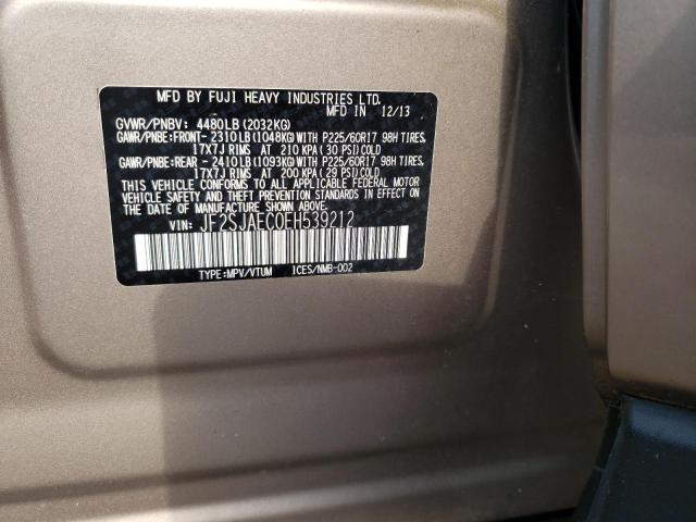 Photo 11 VIN: JF2SJAEC0EH539212 - SUBARU FORESTER 2 