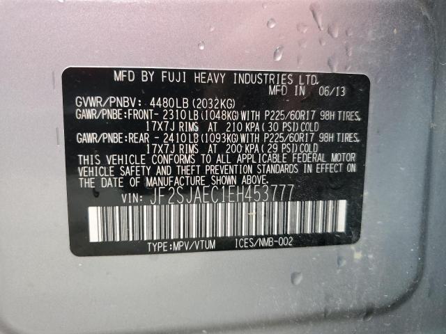 Photo 13 VIN: JF2SJAEC1EH453777 - SUBARU FORESTER 2 