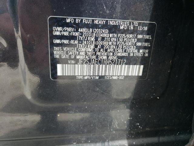 Photo 9 VIN: JF2SJAEC1HH521712 - SUBARU FORESTER 2 