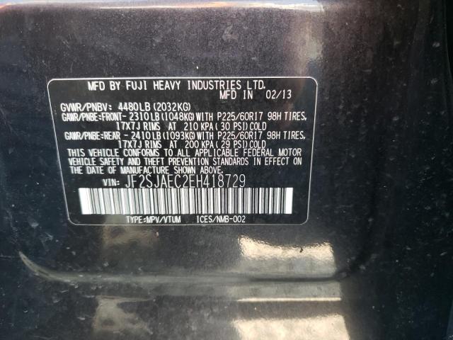 Photo 11 VIN: JF2SJAEC2EH418729 - SUBARU FORESTER 2 