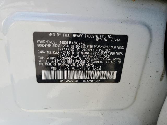 Photo 11 VIN: JF2SJAEC2EH550244 - SUBARU FORESTER 