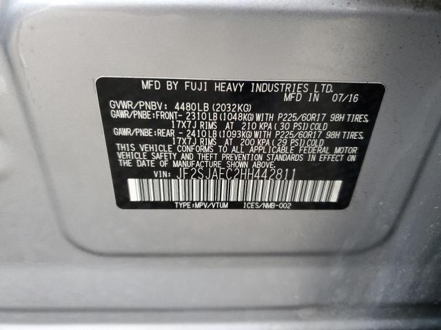 Photo 11 VIN: JF2SJAEC2HH442811 - SUBARU FORESTER 