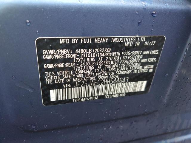 Photo 12 VIN: JF2SJAEC2HH544643 - SUBARU FORESTER 2 