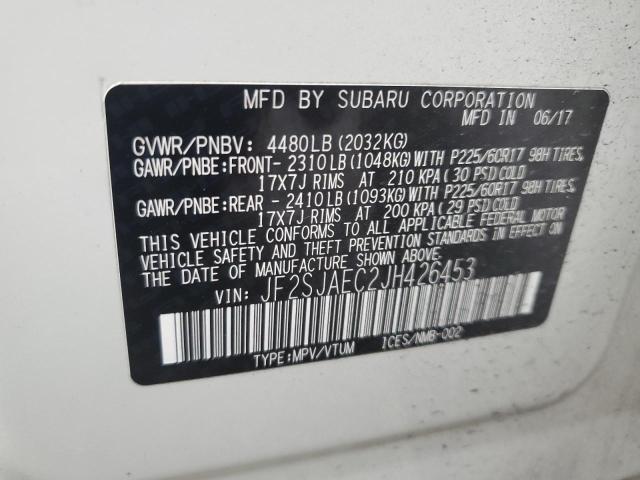 Photo 12 VIN: JF2SJAEC2JH426453 - SUBARU FORESTER 2 