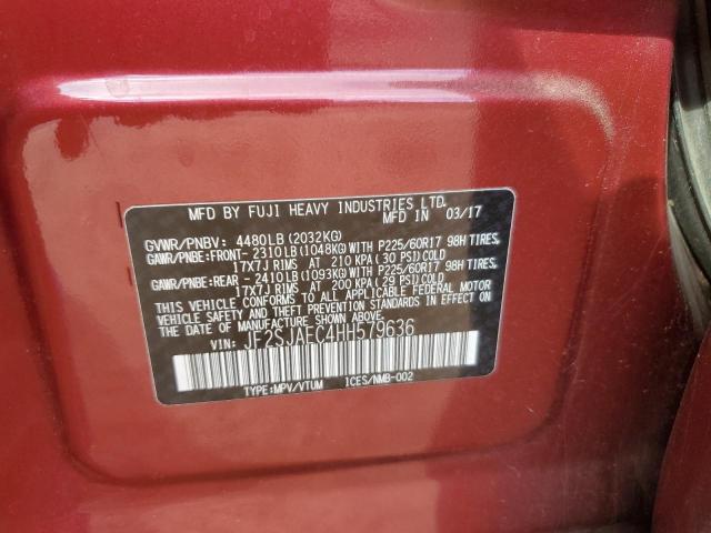 Photo 11 VIN: JF2SJAEC4HH579636 - SUBARU FORESTER 2 