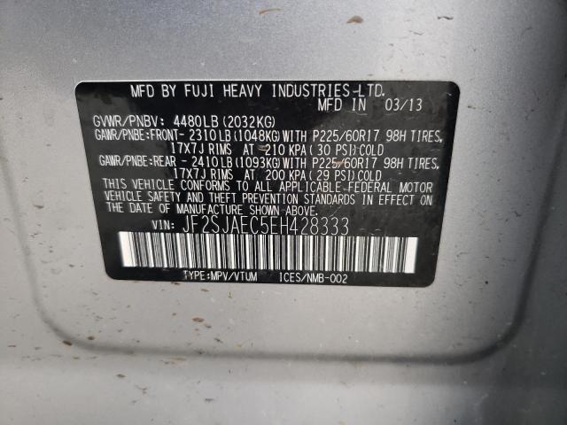 Photo 12 VIN: JF2SJAEC5EH428333 - SUBARU FORESTER 