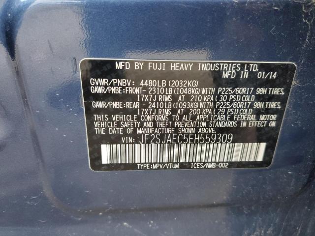 Photo 12 VIN: JF2SJAEC5EH559309 - SUBARU FORESTER 