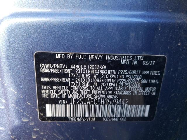 Photo 9 VIN: JF2SJAEC5HG579442 - SUBARU FORESTER 2 