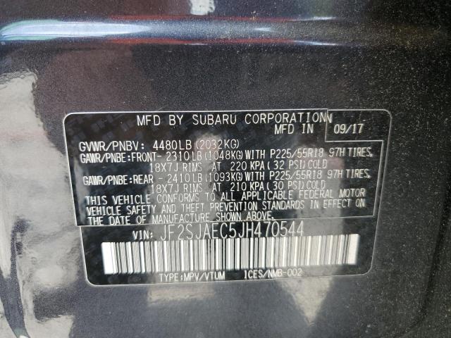 Photo 13 VIN: JF2SJAEC5JH470544 - SUBARU FORESTER 2 