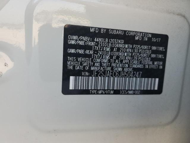 Photo 12 VIN: JF2SJAEC6JH504247 - SUBARU FORESTER 2 