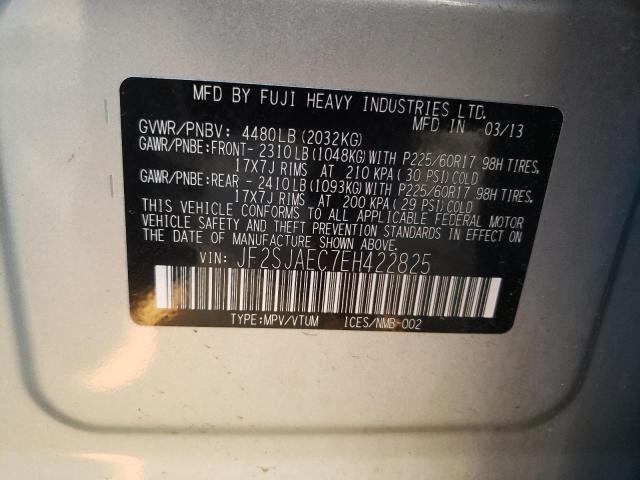 Photo 9 VIN: JF2SJAEC7EH422825 - SUBARU FORESTER 2 