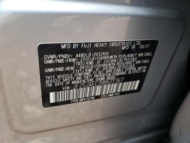 Photo 9 VIN: JF2SJAEC7HH571367 - SUBARU FORESTER 2 