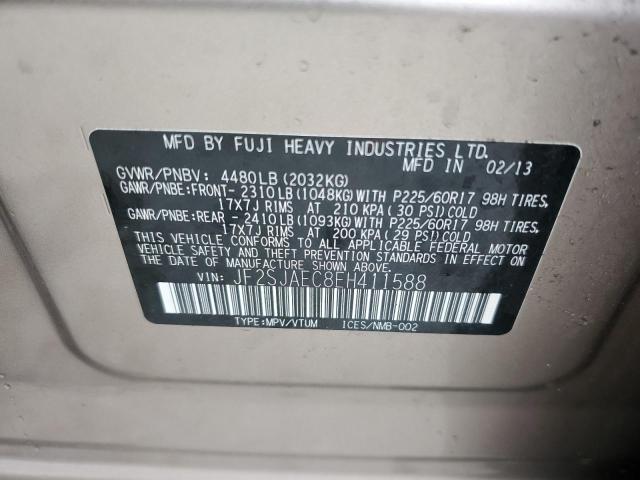 Photo 12 VIN: JF2SJAEC8EH411588 - SUBARU FORESTER 2 