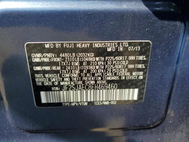 Photo 12 VIN: JF2SJAEC8EH469460 - SUBARU FORESTER 2 