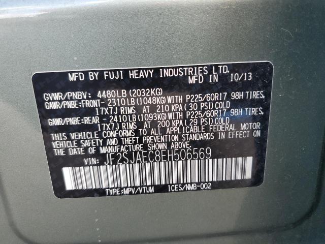 Photo 13 VIN: JF2SJAEC8EH506569 - SUBARU FORESTER 2 