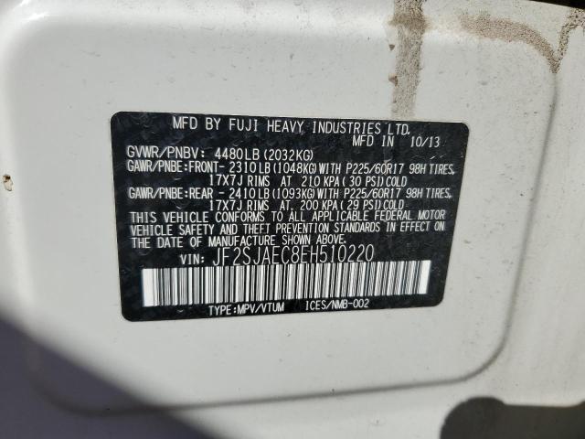 Photo 11 VIN: JF2SJAEC8EH510220 - SUBARU FORESTER 