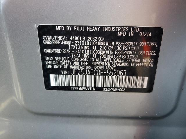 Photo 12 VIN: JF2SJAEC8EH552063 - SUBARU FORESTER 2 