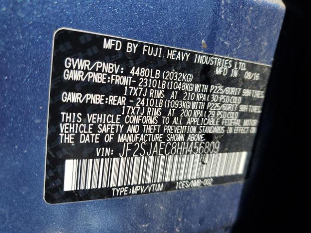 Photo 13 VIN: JF2SJAEC8HH456809 - SUBARU FORESTER 