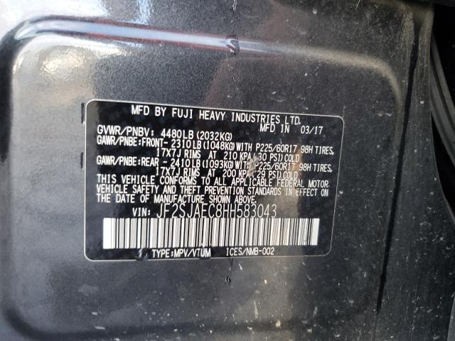 Photo 12 VIN: JF2SJAEC8HH583043 - SUBARU FORESTER 2 