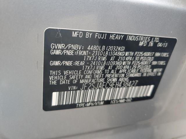 Photo 12 VIN: JF2SJAEC9EH438427 - SUBARU FORESTER 2 