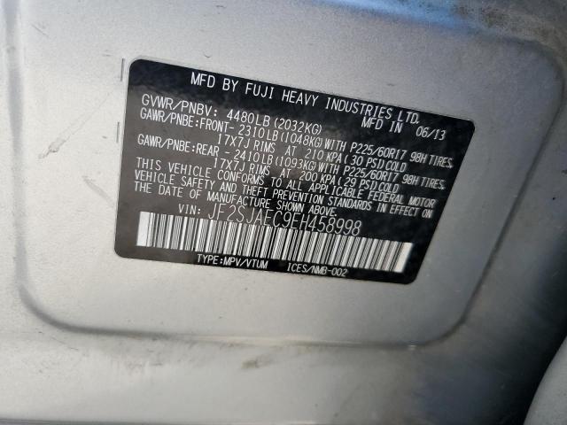 Photo 11 VIN: JF2SJAEC9EH458998 - SUBARU FORESTER 2 