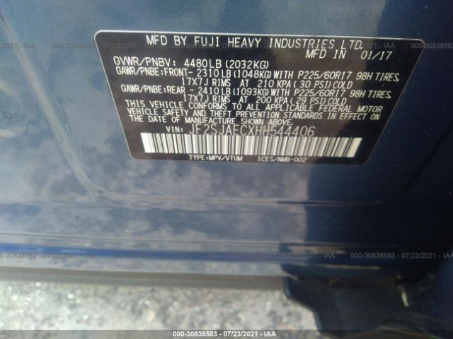 Photo 8 VIN: JF2SJAECXHH544406 - SUBARU FORESTER 