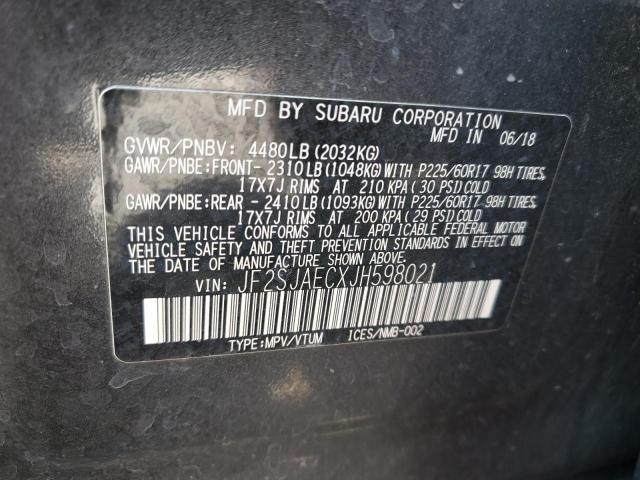 Photo 11 VIN: JF2SJAECXJH598021 - SUBARU FORESTER 2 