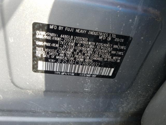 Photo 9 VIN: JF2SJAFC3FH805032 - SUBARU FORESTER 2 