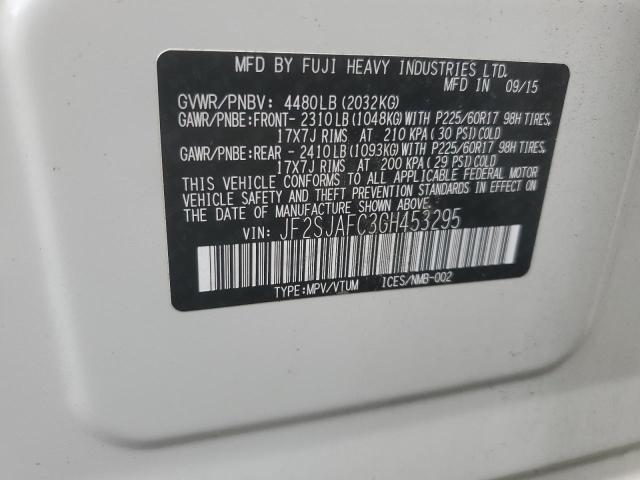 Photo 12 VIN: JF2SJAFC3GH453295 - SUBARU FORESTER 2 