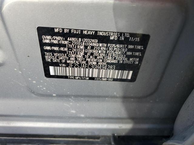 Photo 12 VIN: JF2SJAFC3GH494283 - SUBARU FORESTER 2 