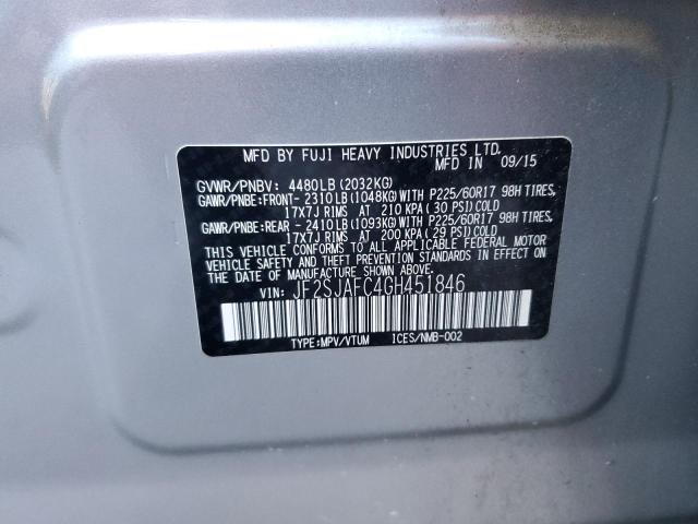 Photo 13 VIN: JF2SJAFC4GH451846 - SUBARU FORESTER 2 