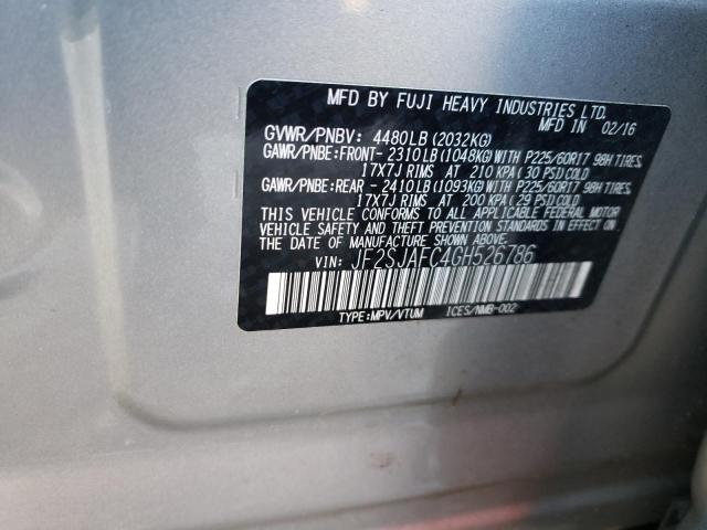 Photo 9 VIN: JF2SJAFC4GH526786 - SUBARU FORESTER 2 